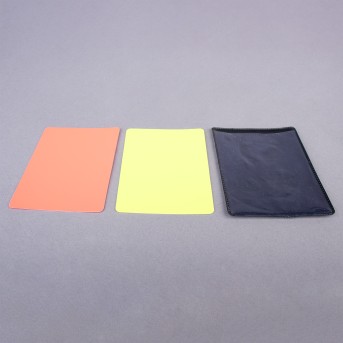 JUEGO DE TARJETAS DE ÁRBITRO JUEGO DE TARJETAS DE ÁRBITRO